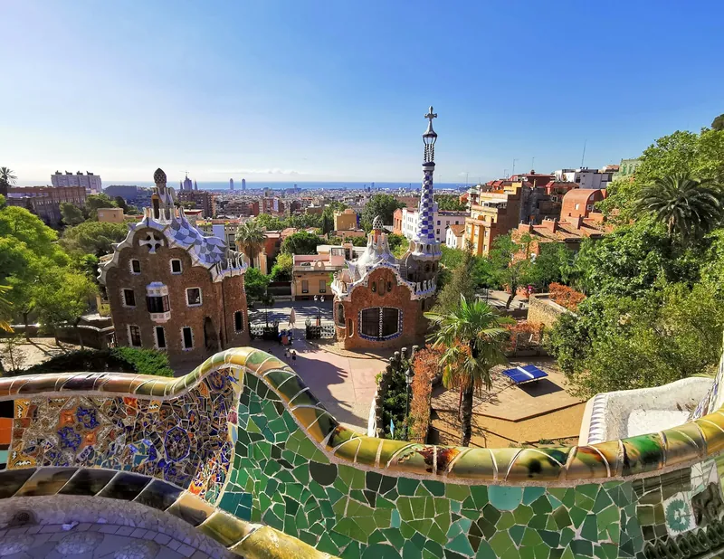 Vue sur Barcelone et son architecture