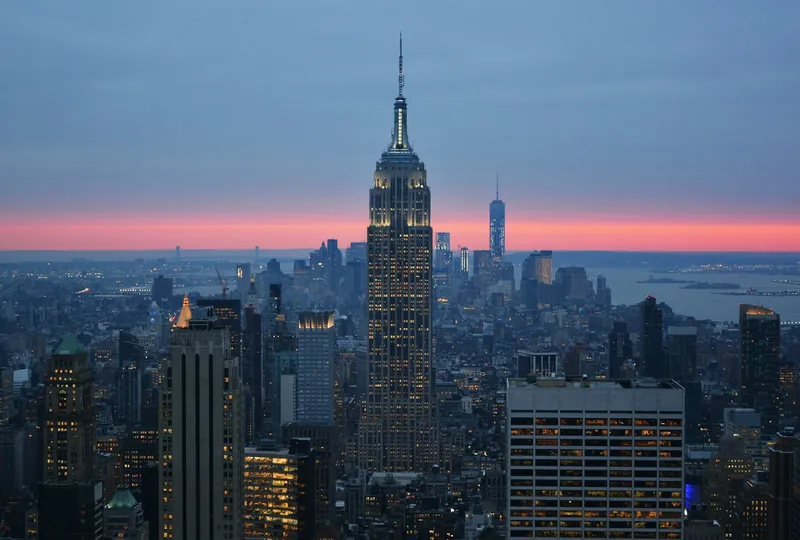 Gratte-ciels de Manhattan et l’Empire State Building
