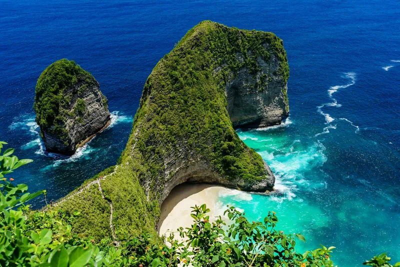 Falaise de Kelingking Beach à Nusa Penida